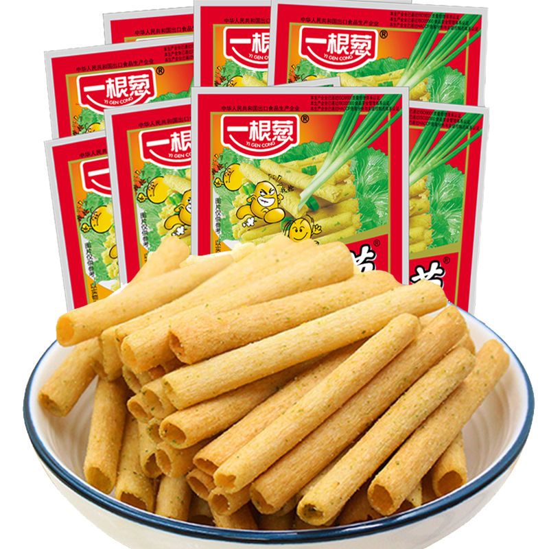 甘师傅一根葱8090怀旧食品葱香味经典办公室学校休闲膨化小吃包邮