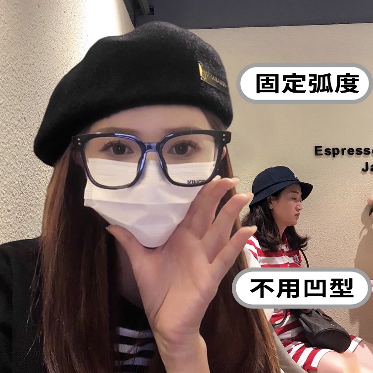 CKZUI贝雷帽女大头围显脸小帽子