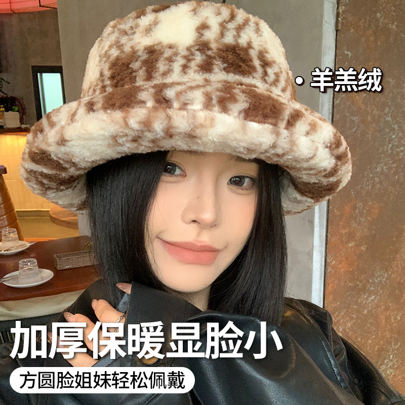 CKZUI加厚渔夫帽子大头围显脸小