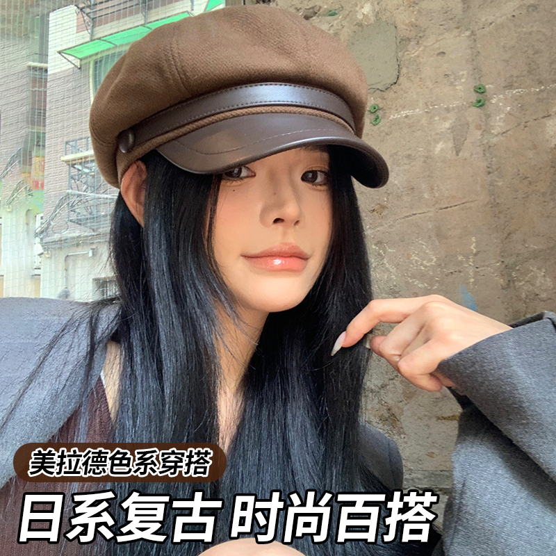 CKZUI八角帽大头大脸圆脸适合的