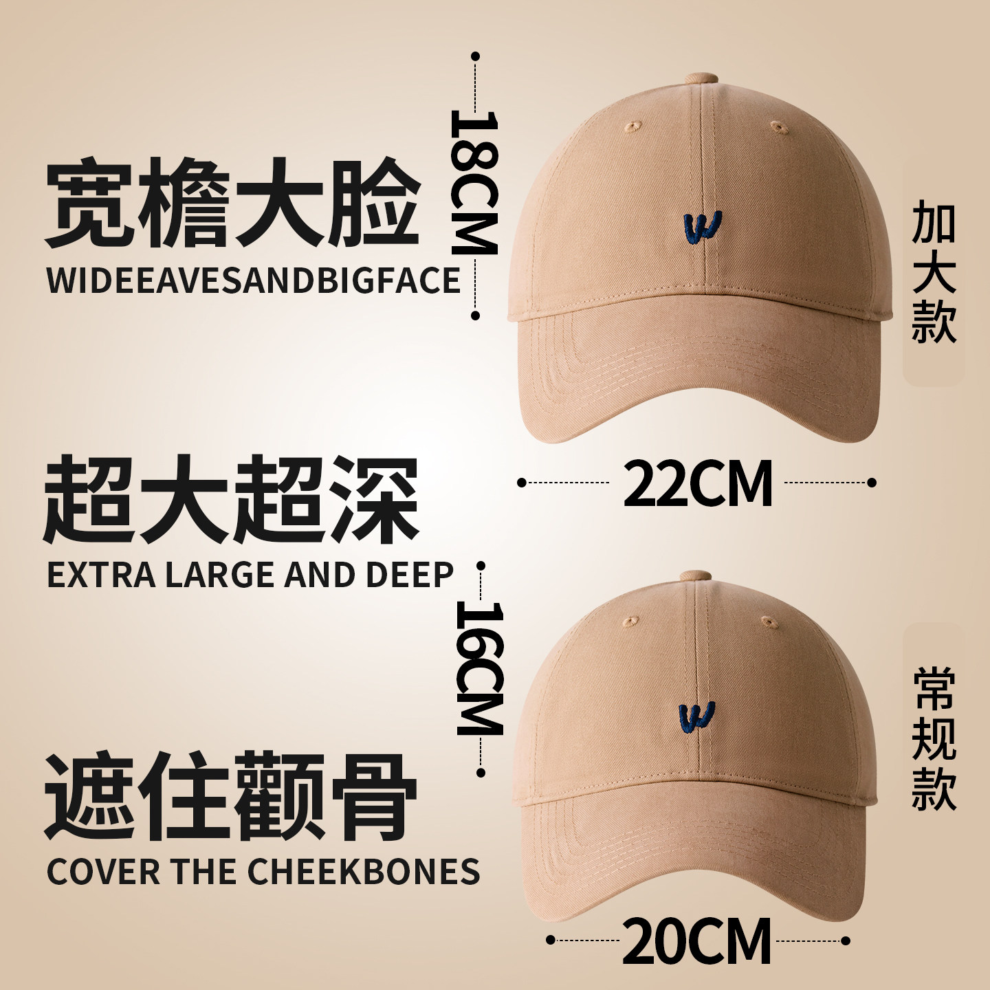 方圆脸适合的鸭舌帽子显脸小帽子图片