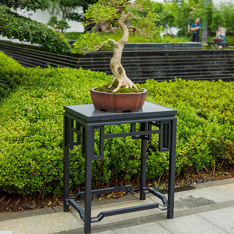 铝合金花架几架单层案台盆景展示架园林造型工具园艺户外定制花架