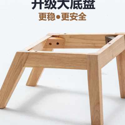 布艺小凳子矮凳靠背椅小椅子实木家用矮款阳台板凳客厅儿童哺乳凳