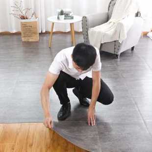 耐磨 pvc地板革防水泥地直接铺地板贴自粘石塑木地板胶自己铺加厚