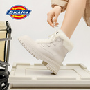 Dickies雪地靴女2025年冬季新款加绒短靴加厚保暖棉鞋厚底马丁靴