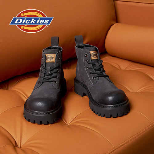 Dickies大头马丁靴厚底增高短靴