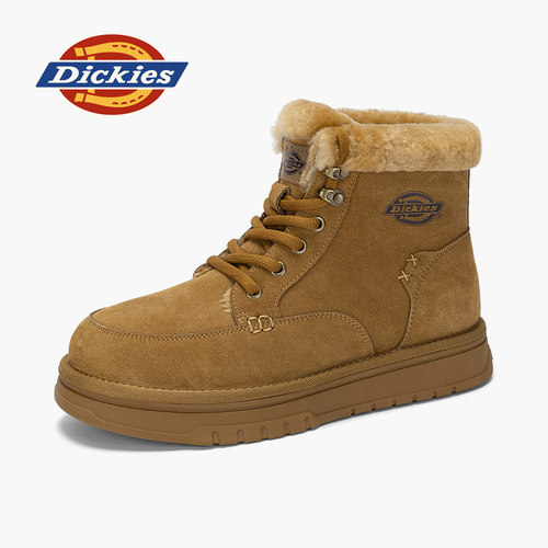 Dickies雪地靴男东北全绒里棉鞋