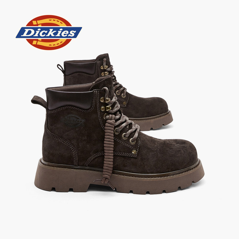 Dickies马丁靴男款2025新款冬季靴子男短靴英伦风复古厚底工装靴,流行男鞋,马丁靴,淘宝优惠券,粉丝福利购,淘宝优惠卷