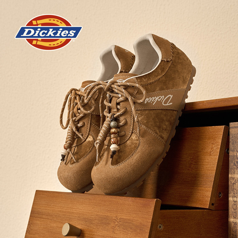 Dickies德训鞋女鞋2025新款秋冬加绒保暖休闲鞋平底芭蕾风单鞋女,女鞋,德训鞋,淘宝优惠券,粉丝福利购,淘宝优惠卷