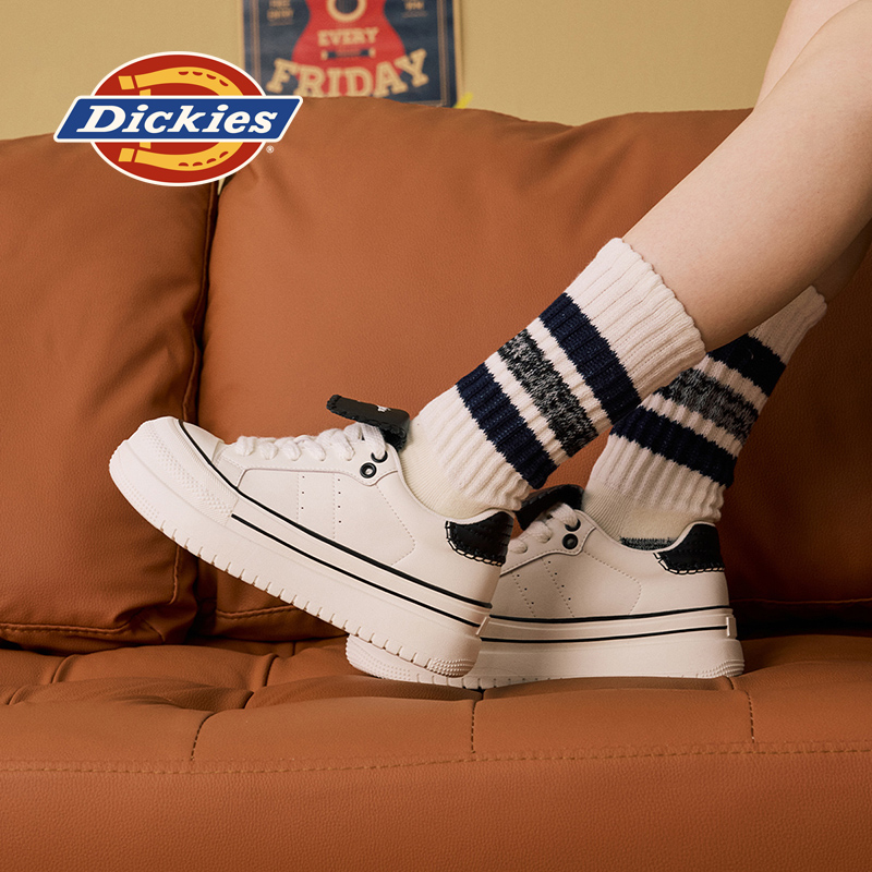 Dickies厚底休闲鞋女增高板鞋