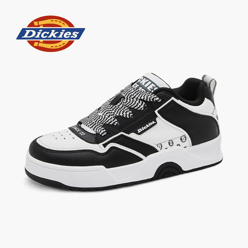 Dickies板鞋男款2026春季黑白男鞋厚底增高男士休闲鞋运动潮鞋男
