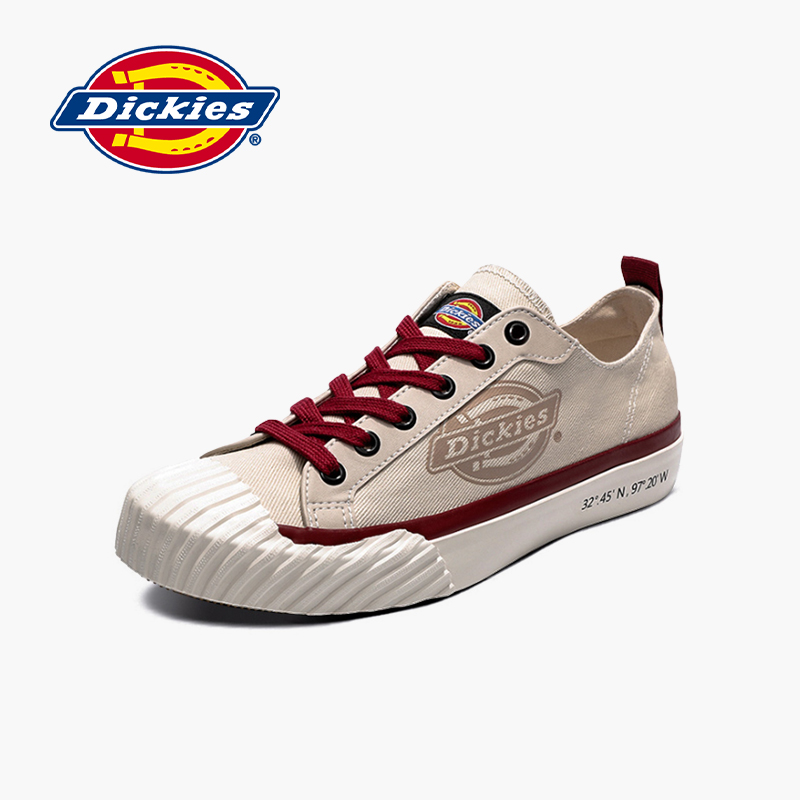 Dickies帆布鞋女潮流高帮鞋板鞋