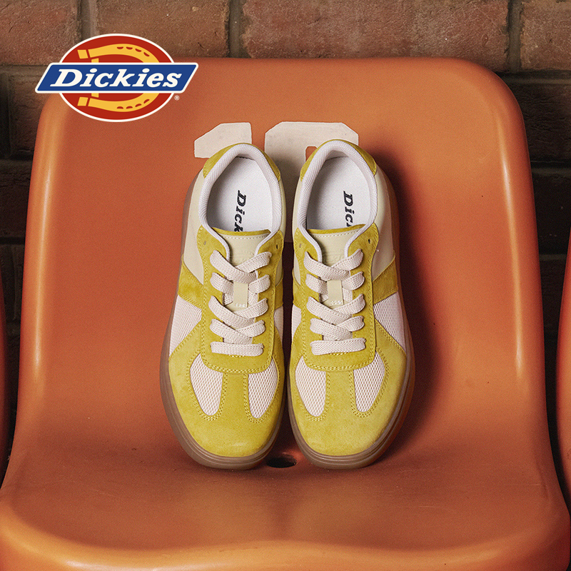 Dickies黄色德训鞋女夏季休闲鞋
