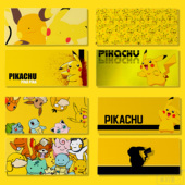 神奇宝贝宝可梦皮卡丘动漫鼠标垫学生用电脑桌垫定制锁边防滑彩绘