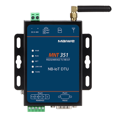 迈威  工业级NB-IoT DTU模块1路RS232/RS485/RS422转全网通NB-IoT 无线壁挂式工业数据传输终端 MNT351