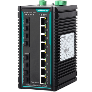 迈威 三层万兆网管型卡轨式PTP工业交换机 MISCOM8216PTP-4XGF-4GF-8GT