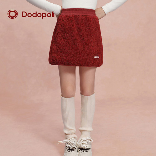 女童摇粒绒圣诞裙新年限定保暖