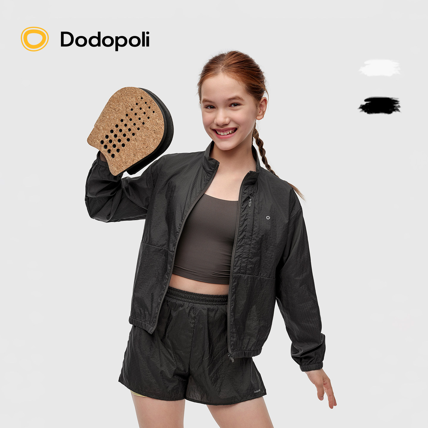 【沐言同款】Dodopoli儿童轻薄运动外套防泼水梭织夏男女休闲上衣