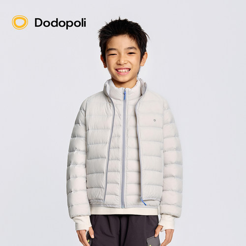 Dodopoli儿童轻薄羽绒服90绒防水保暖防钻绒冬季男女运动休闲外套