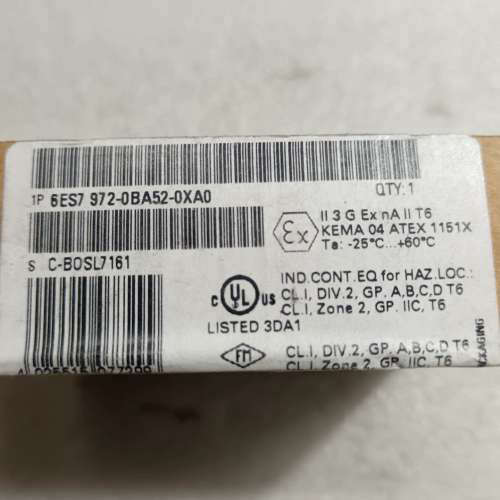 6ES7 972-0BA52-0XA0 带包装未开议价