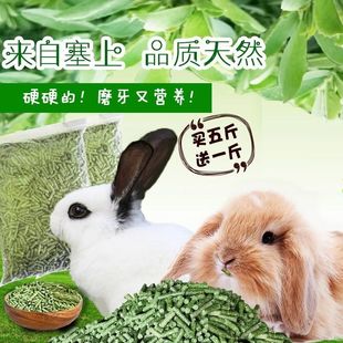 苜蓿草颗粒兔子成兔兔粮龙猫豚鼠荷兰猪饲料紫花苜蓿宠物零食粮食