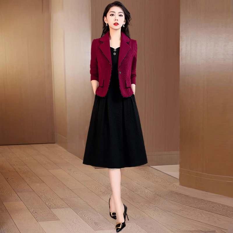 贵夫人高端庄大气两件套装喜婆婆