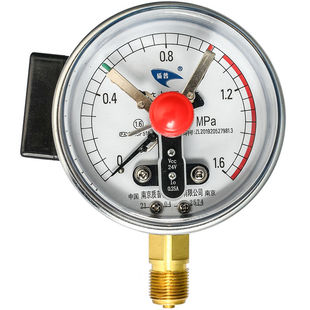 电接点压力表40MPA精度1.6级24VDC0 压滤机质普YXCHK100感应开关式