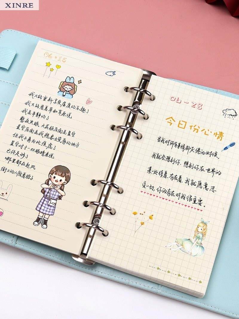 密码本女孩日记本女生秘密带锁笔记本本子精美闺蜜手账本小清新风