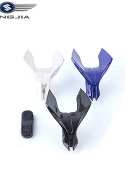 LJ龙嘉维多利亚摩托车原厂配件LJ150T-5G前挡泥板车标  标志 标牌