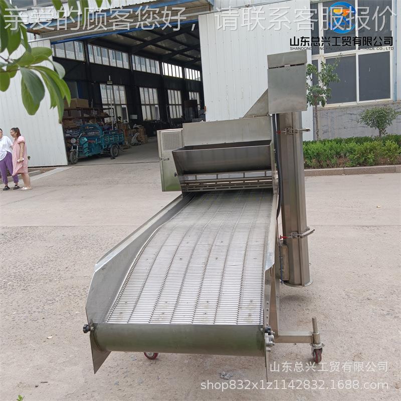 雪花鸡柳专用备上糠机SBV 海蛎子上裹浆糠设全自动奶枣小吃裹糠