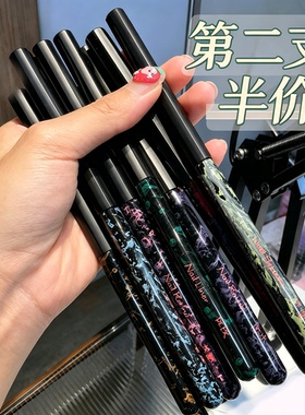 豆蔻烤漆木杆美甲笔刷套装一整套