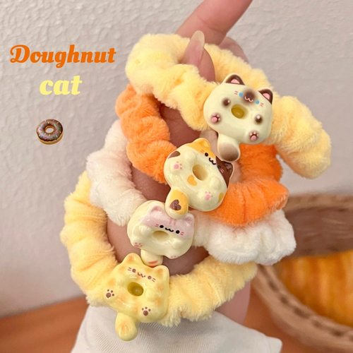 肠圈卡通软萌扎马尾发绳发饰少女