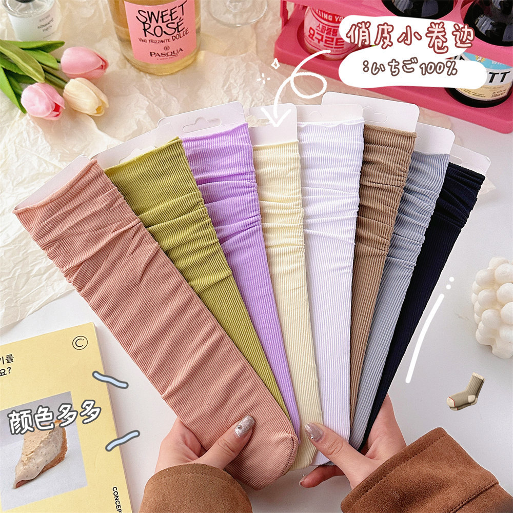 腾亿优品女冰冰袜女春夏中筒袜
