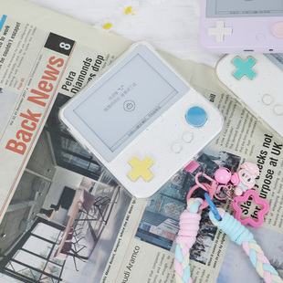 卡通挂链短款手腕绳款适用于百词斩MAX单词机透明保护壳 3.52英寸墨水屏专用保护壳搭配玉桂狗黄油小熊挂绳