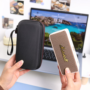 小型音响收纳袋便携收纳盒 适用于马歇尔音响Marshall Emberton III音箱防摔牛津收纳整理盒防尘音响收纳袋