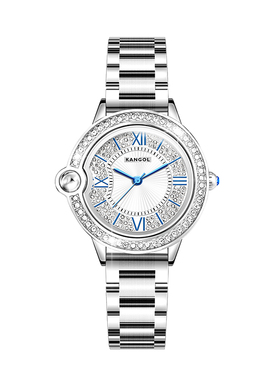 坎戈尔袋鼠手表女款小众满钻满天星女士腕表-K850-ZPZX