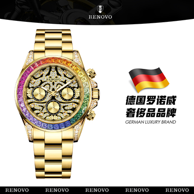 RENOVO罗诺威时尚潮流男士腕表-R81050-BLLZX