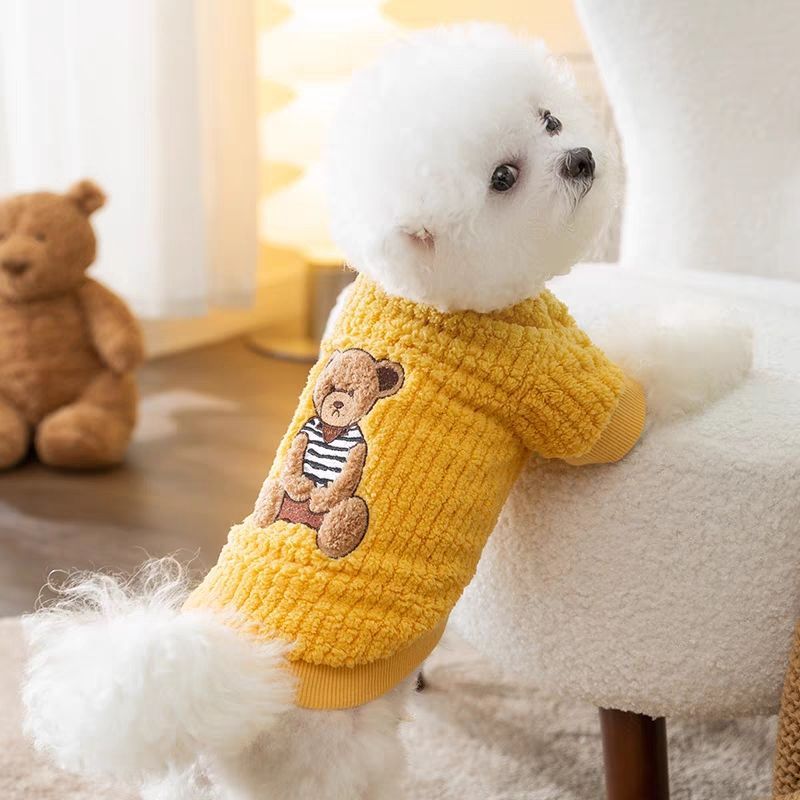 可爱风防掉毛布偶宠物衣服秋冬季