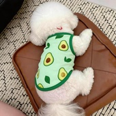 小奶狗比熊泰迪防掉毛可爱透气 防晒衣春秋季 狗狗衣服夏季 背心薄款