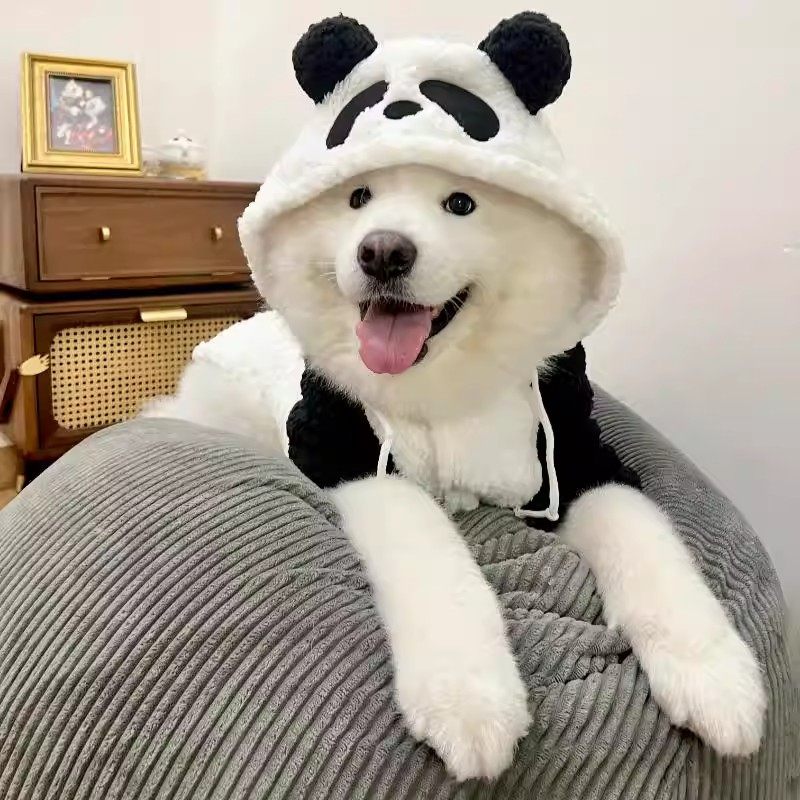 大型狗衣服秋冬季熊猫装拉布拉多边牧金毛萨摩耶中大型犬保暖冬装,宠物/宠物食品及用品,狗宠物服装/雨衣,淘宝优惠券,粉丝福利购,淘宝优惠卷