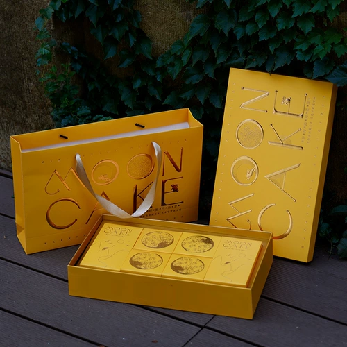 2024 Средний фестиваль фестиваль по подарочной коробке с лунным пирожом 6/8 Яичный желток хрустящая луна