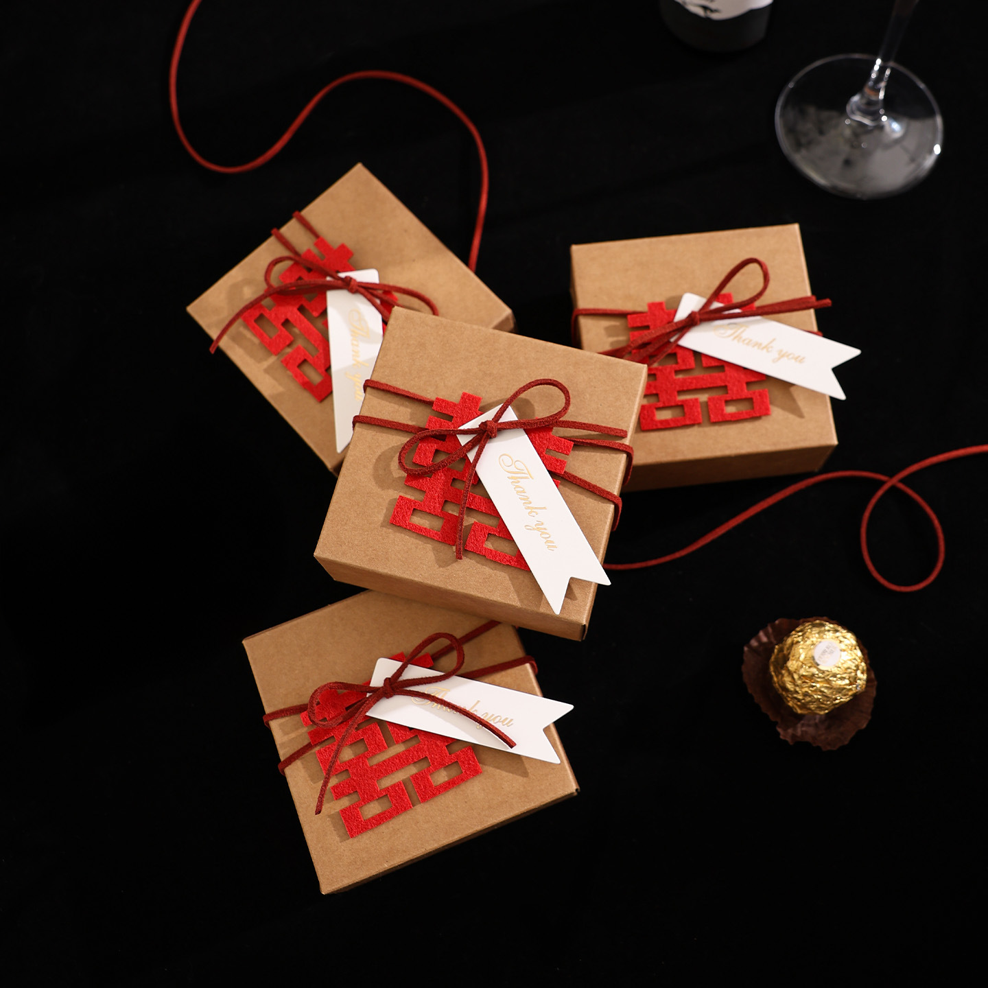 2025喜糖盒欧式简约风格结婚礼盒感小众轻奢婚礼伴手礼盒空盒子