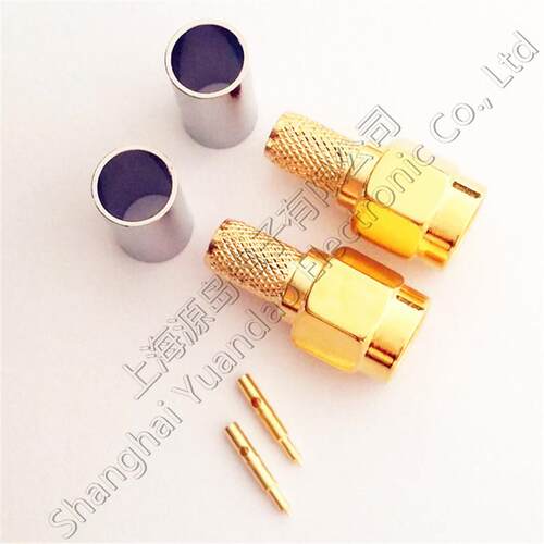 射频连接器SMA-C-J-3公SMA-J-3配RG58/RG223/RG142/RG303/ LMR200