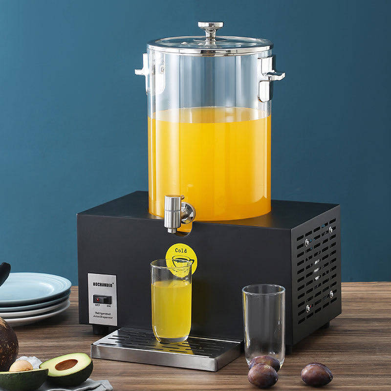 电子制冷果汁鼎冷饮机不锈钢商用自助餐厅酒店设备pc果汁桶饮料机