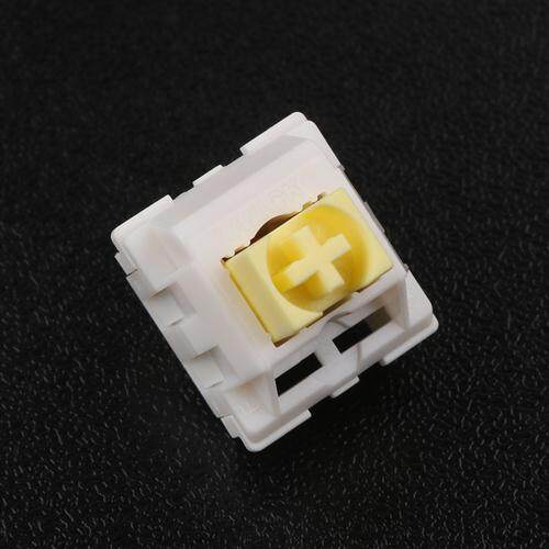 Jwick 精微科姜撞奶轴 63.5g五脚线性镀金弹簧客制化机械键盘开关