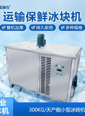 优选降温冷小型976冰冰风块机 5KG模具日条产300克工业冰砖机直千