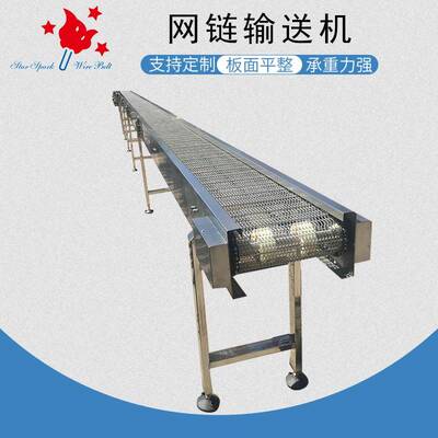 304不锈钢输 送机 网输带式机 果蔬输送专用网LNC带输送送机