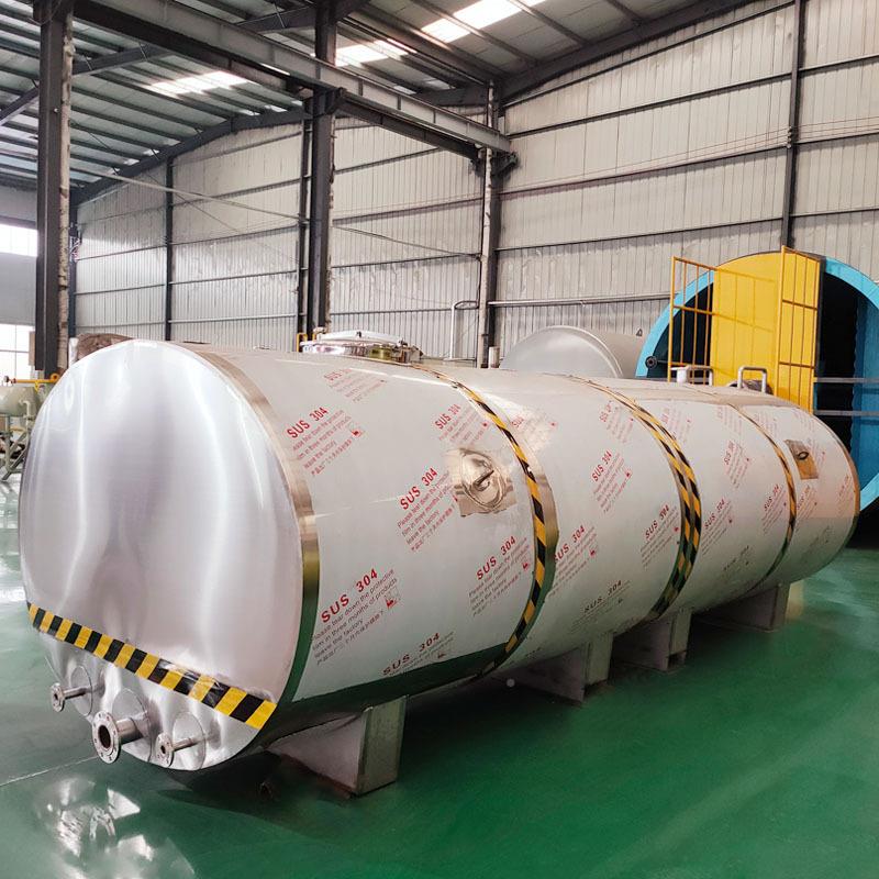 50立方GT-50m3植物油脂罐 双水氧罐 保不锈钢双层蓄水罐食品级淀