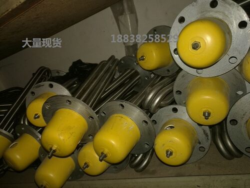 115法兰不锈钢电热管导热油/电锅炉/水箱加热管烧水棒6kw9kw/12kw