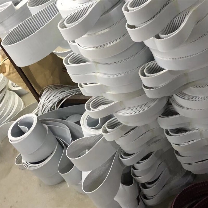 折弯机皮带 HTD8M-800-25宽 白色钢丝芯传动带 圆弧齿形同步皮带
